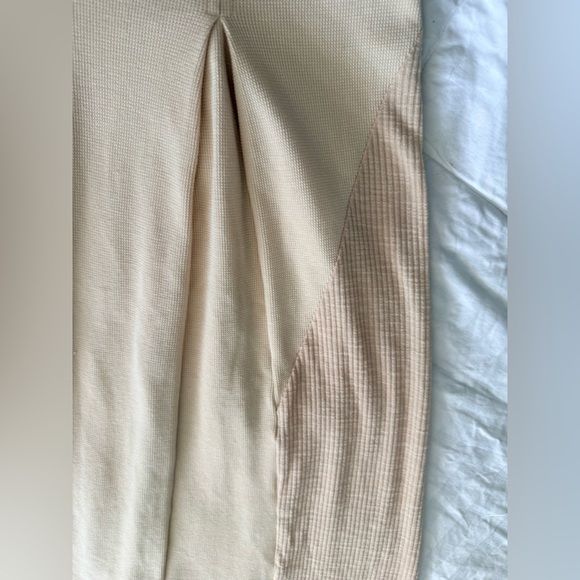 POL Boho Multi-Textured Boho Wide Leg Flared Bottom, S - Picture 5 of 11